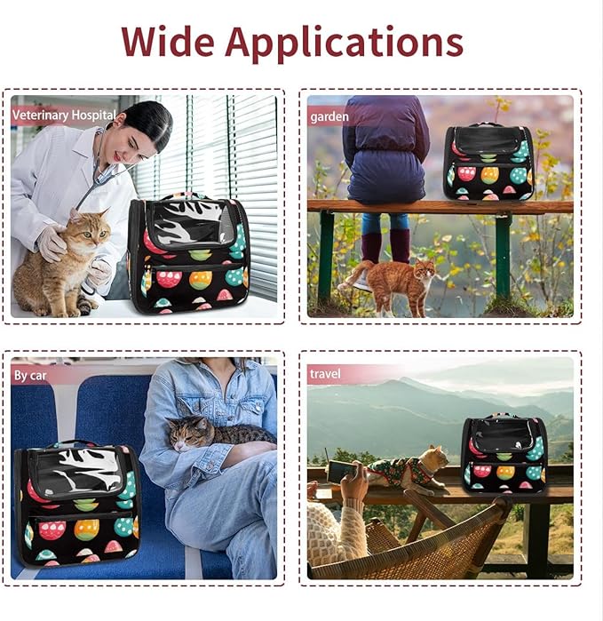 Easter Symbol (1) Cat Backpack Carrier Pet Backpack Carrier for Small Dogs and Medium cat Puppy Kitten Bunny