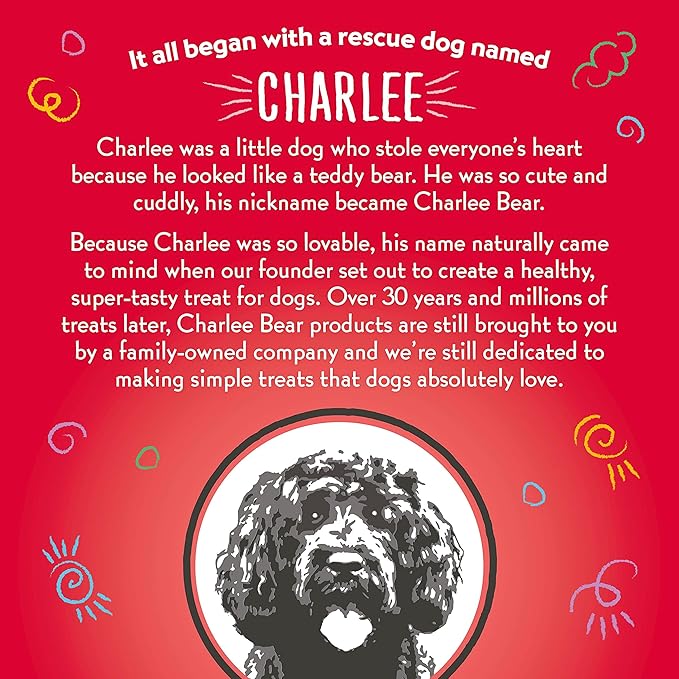 Charlee Bear Original Crunch Dog Training Treats, Beef Liver Flavor, 3 Calories Each, Low Calorie Natural Rewards for Puppies to Adult Dogs, Made in USA, 16 oz (3-Pack)