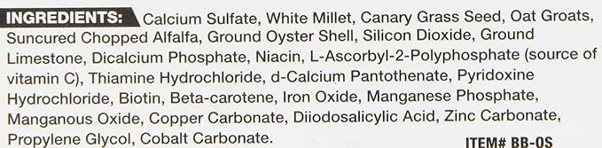 Zoo Med Mineral Block Original Formula Banquet Bird Food, 1-Ounce