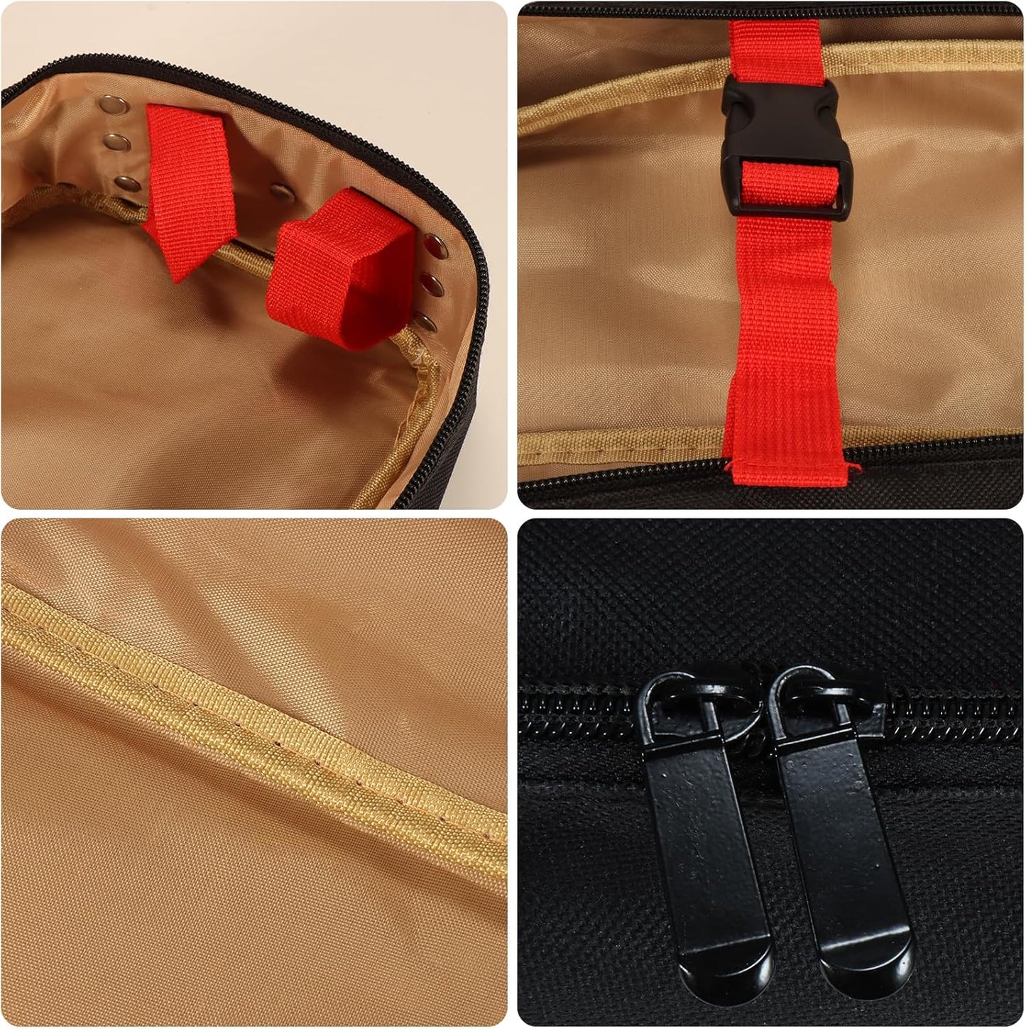 Asooll Horse Tail Extension,Horse Harness Bag,Black