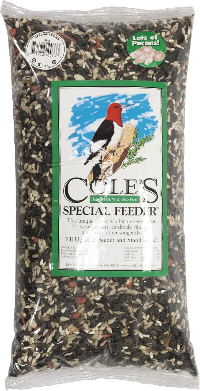 Cole's Special Feeder Assorted Species Wild Bird Food Black Oil Sunflower 5 lb.