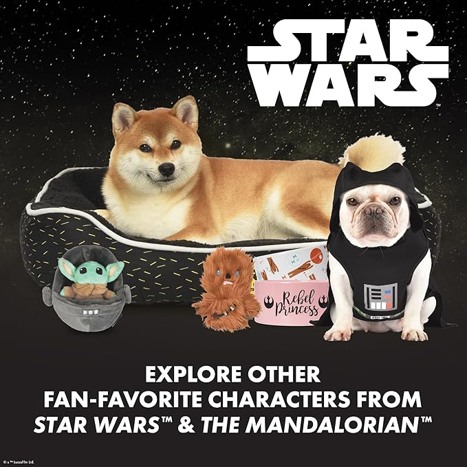 STAR WARS for Pets 9" The Child Santa Plush Figure Squeak Toy Holiday Pet Products, Grogu Squeaky Pet Toy | Dog Chew Toy, Grogu Plush, Stuffed Toys for Dogs