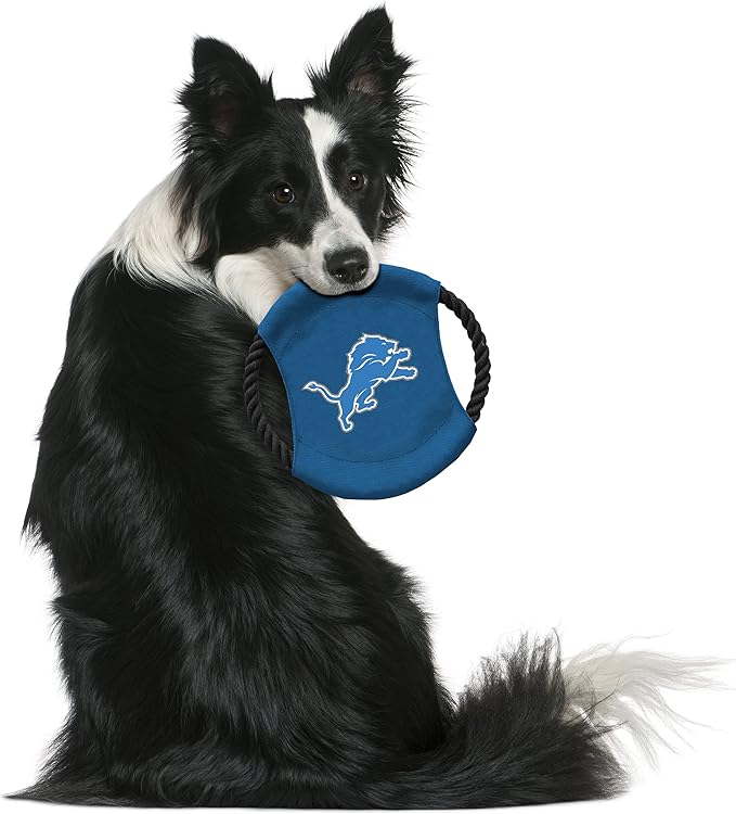 Littlearth NFL Unisex NFL Sock Monkey and Flying Disc Pet Toy Combo Set