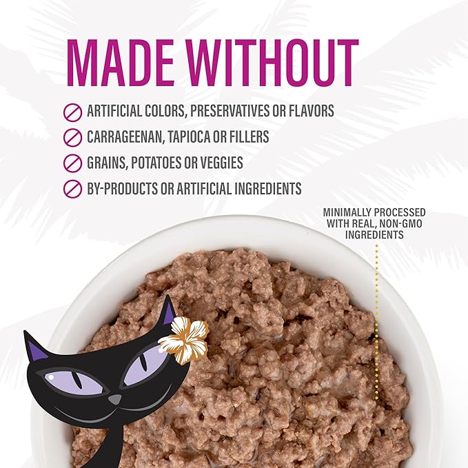 Tiki Cat After Dark Pâté Wet Cat Food, Venison & Beef Liver, 3 oz. cans (12 Count)