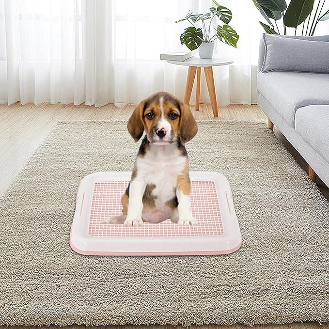 Indoor Dog Potty Training System for Small Breeds, Pink