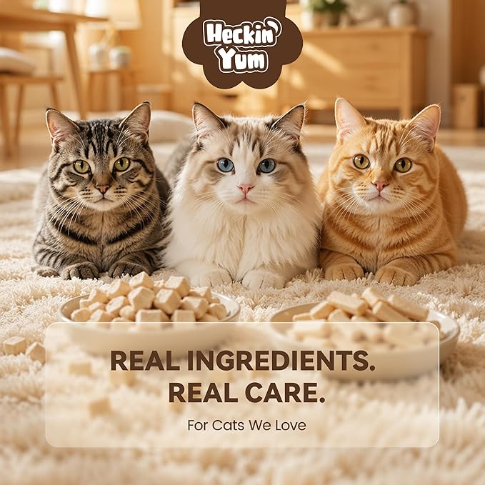 Freeze-Dried Kitten Treats with Goat Milk & Chicken – Supports Digestive Comfort & Natural Immune Health, Healthy Snacks Love By Adults & Seniors (2.5 oz)