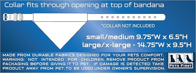 Pets First NBA Reversible & Adjustable Bandana