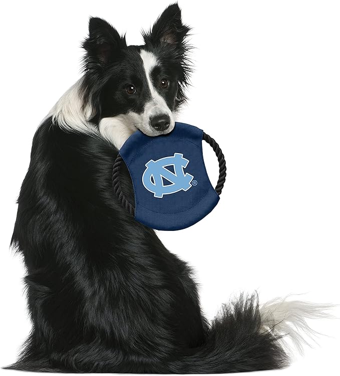 Littlearth NCAA Unisex NCAA Sock Monkey and Flying Disc Pet Toy Combo Set