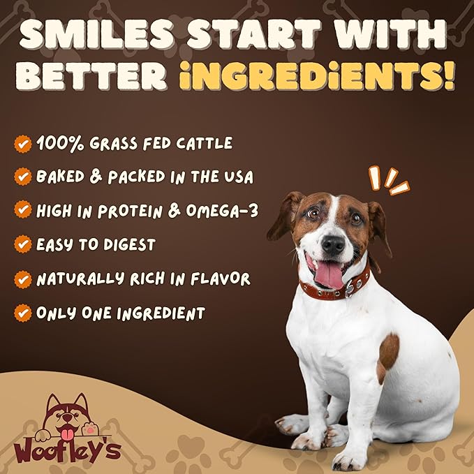 Woofley's 4-5" Bulk Bully Sticks - (50 Count) - Bully Sticks for Dogs - Long Lasting Dog Chews