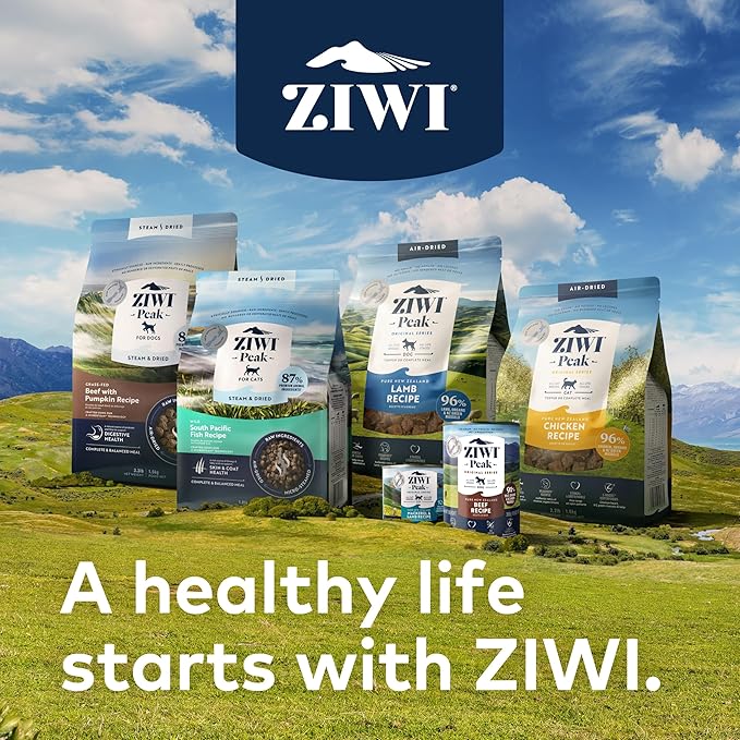 ZIWI Peak Wet Dog Food Variety Pack - Beef and Lamb, 6 Pack (6oz Each)