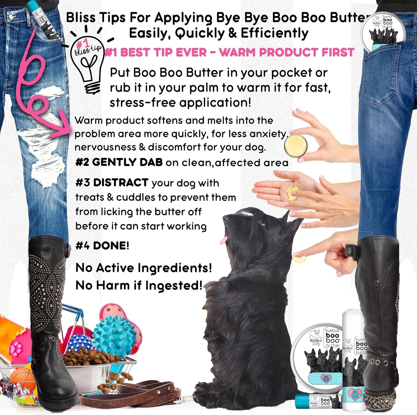 The Blissful Dog Scottish Terrier Boo Boo Butter, 2 Ounce