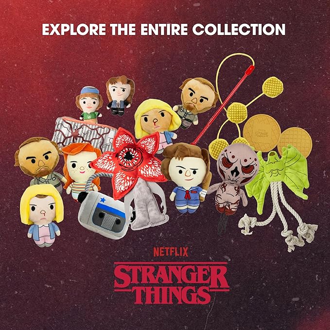 design LAB, Inc. Stranger Things Official Merchandise | Plush Nesting Toy for Dogs | Dustin & Eddie in Trailer | Cool Dog Toys Squeak and Hide for Indoor Interactive Play | Stranger Things Toys