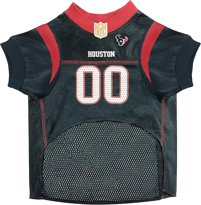 Pets First NFL Houston Texans Dog Jersey, Size X-Large, Football Shirt Costume for Pet, Dog Sports T-Shirt, NFL Team Clothing for Cats, Licensed Pet Apparel Available in 7 Sizes and 32 Teams