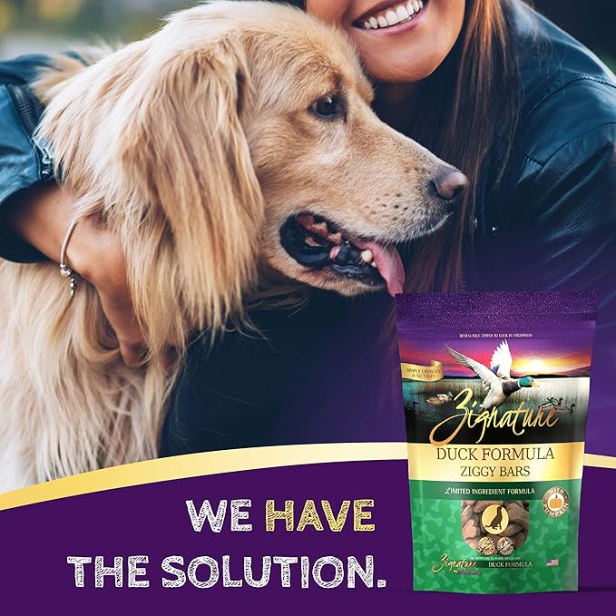 Zignature Duck Limited Ingredient Formula Biscuit Dog Treat 12oz