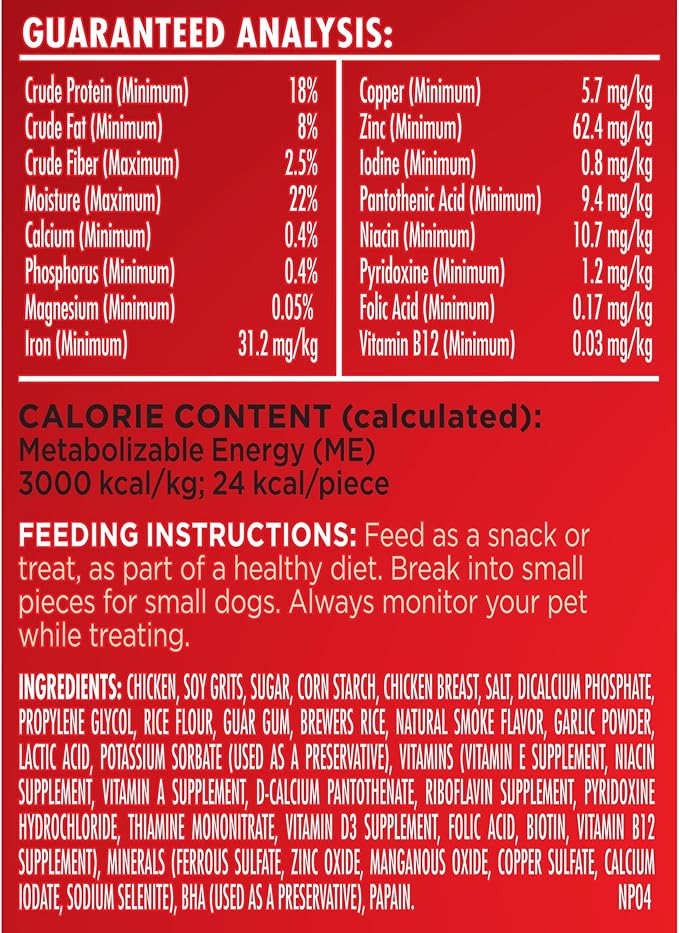 Milk-Bone Soft & Chewy Dog Treats, Made with Real Chicken, 25 Ounce Canister