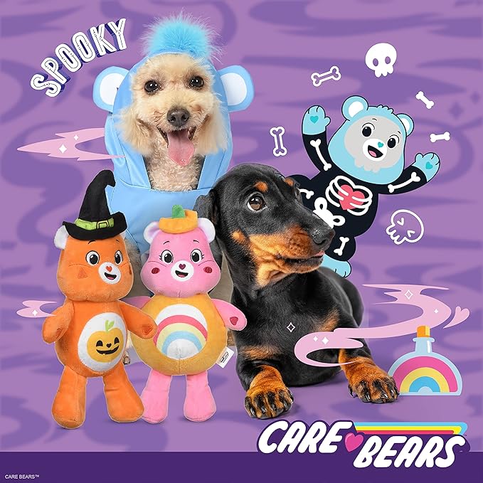 Care Bears Grumpy Bear Halloween Dog Costume, Officially Licensed Sleeveless Polyester Hoodie with Screen-Printed Thundercloud Belly and Character Hood, Machine Washable, Blue, Size X-Large