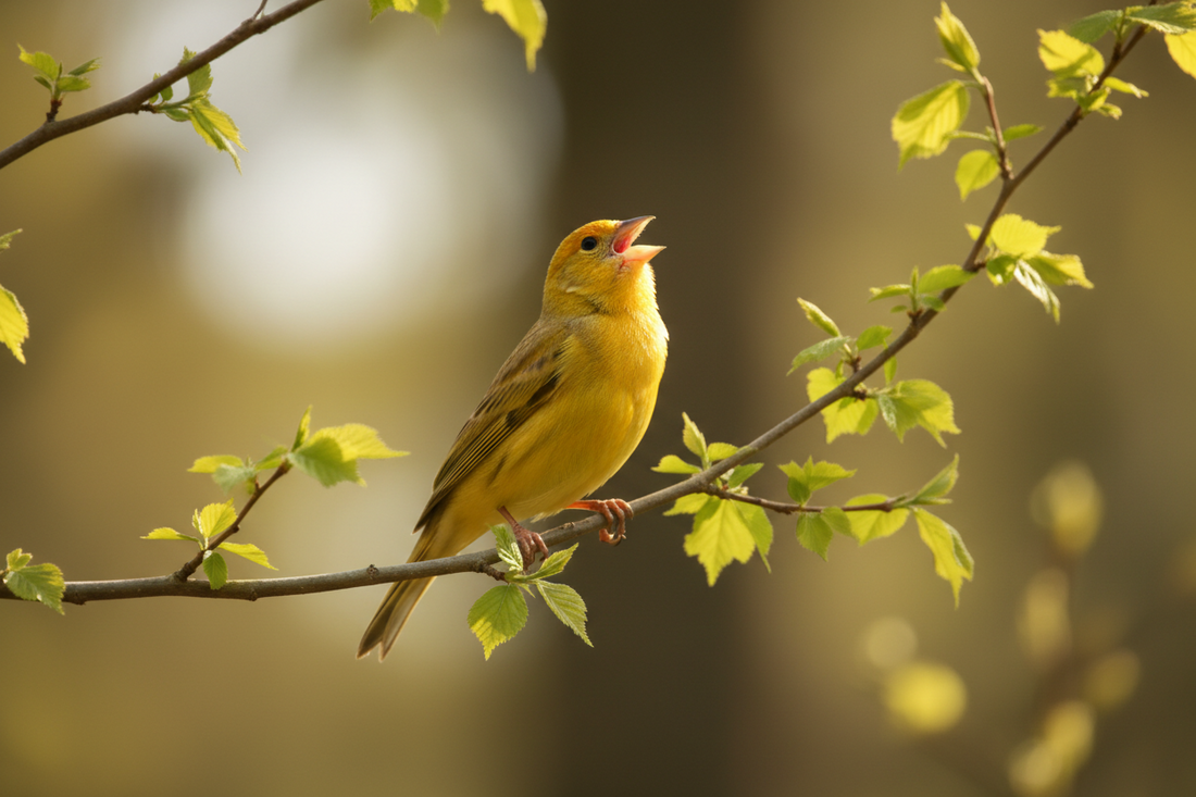 4.Canaries: Beautiful Singing Birds That Bring Peaceful Energy