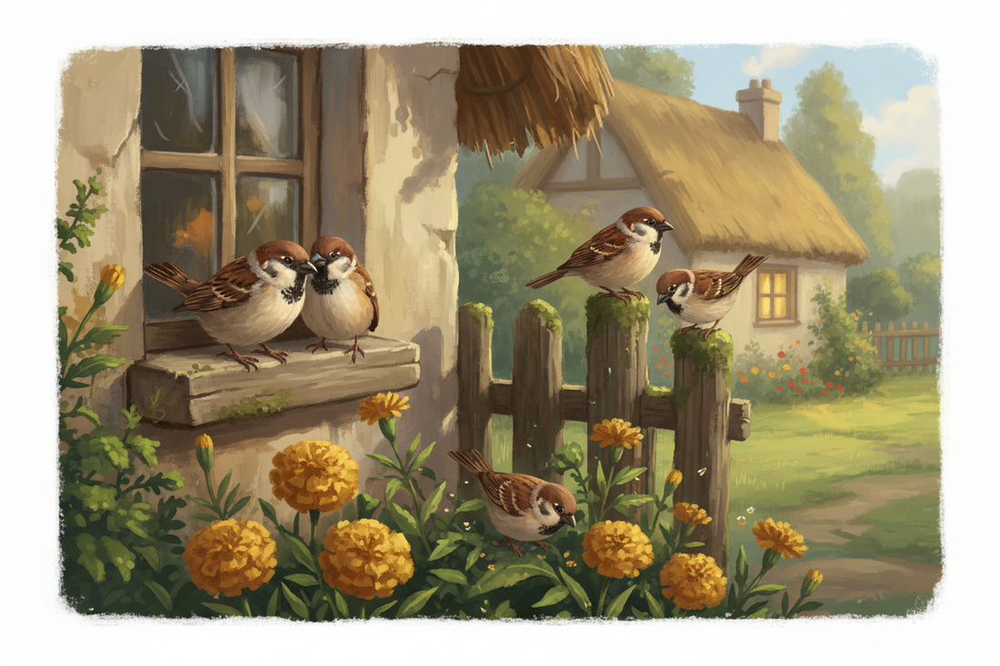 2. Sparrows — Tiny Birds That Live Beside Humans