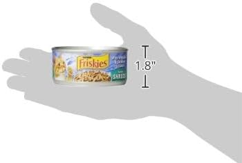 Purina Friskies Wet Cat Food, Shreds With Whitefish & Sardines in Sauce - (Pack of 24) 5.5 Oz. Cans