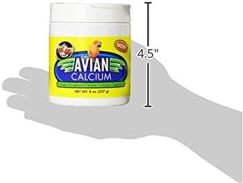 Zoo Med (3 Pack) Avian Calcium Bird Food, 8-Ounce Each