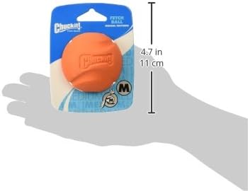 Chuckit! High-Bounce Rubber Fetch Ball, Medium (2.5 Inch), Pack of 1, Assorted Colors, For Medium Breeds