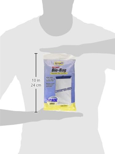Tetra Whisper Bio-Bag Large Filter Cartridges for Aquariums, 1 Count, Ready to Use, Fits Tetra Whisper Fish Tank Filters 10-30 Gal, 20-40 Gal, PF-20, 30, 40, 60, IQ 20, 30, 45, 60