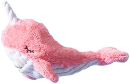 Floppy Narwal Interactive Dog Toy, Funny Wiggly Narwal Dog Toy for Small/Medium/Large Dogs, USB-Rechargeable Dog Chewing Teething Moving Toy for Indoor Outdoor Puppy and Cats
