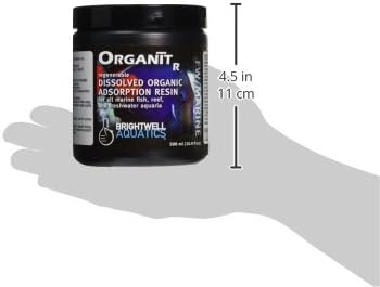 Brightwell Aquatics ABAORGR500 Organit-R Resin Filter Media for Aquarium, 16.9 fl. oz., 500-ml