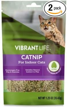 Vibrant~Life Catnip for Cats, 1.25 oz Bag Pack of 2