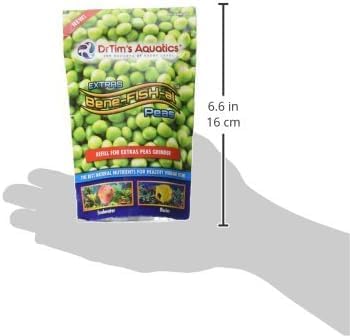Dr. Tim’s Aquatics Bene-FISH-al Peas Grinder Fish Food Enhancement Refill – Improves Fish Function, Development – Adds Extra Flavor, All Natural – For Freshwater, Marine Fish, Coral Aquaria – 1.04 Oz.