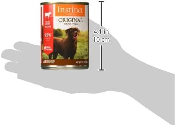 Instinct Original Wet Dog Food, Grain Free Recipe - Real Beef, 13.2 Ounce (Pack of 6)