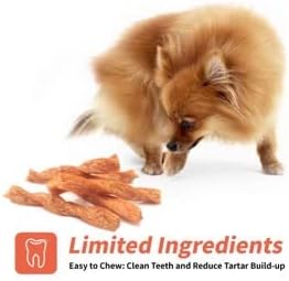 LuvChew Chicken Dog Chew Twist Sticks, Puffed Human Grade Chicken Dog Treat Sticks, Rawhide Alternative, Easy to Digest 10pcs/Pack