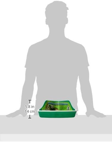 Ware Manufacturing Plastic Scatterless Lock-N-Litter Bigger Pet Pan, Jumbo - Colors May Vary