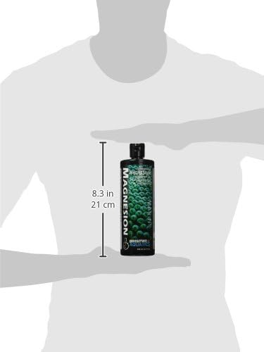 Brightwell Aquatics Magnesion Liquid Salt Water Conditioner - Concentrated Magnesium Supplement For Reef and Marine Aquariums, 16.9 fl oz