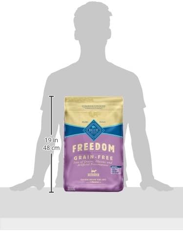 Blue Buffalo Freedom Grain-Free Adult Dry Cat Food, Complete & Balanced Nutrition for Indoor Cats, Made with Natural Ingredients, Chicken Recipe, 11-lb. Bag