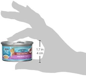 Purina ONE Natural, High Protein Cat Food, Tuna Recipe in Sauce - (Pack of 24) 3 oz. Pull-Top Cans