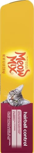 Meow Mix Hairball Control Dry Cat Food for Adult Cat, 6.3 lb. Bag