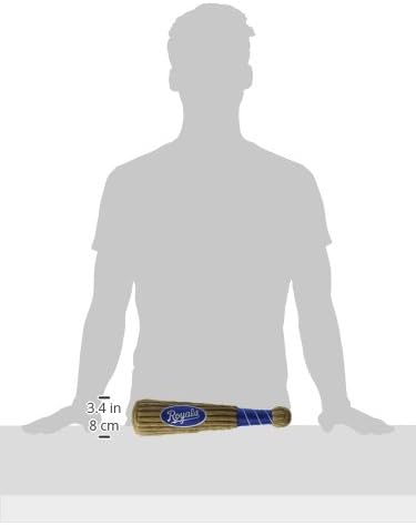 MLB Kansas City Royals Baseball Bat Toy for DOGS & CATS. Soft Corduroy Plush Dog Toy with Inner SQUEAKER, MLB Chew Toys for Dogs or Cats. Durable Fun Interactive Dog Toy with Team Names and Logo