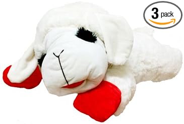 Multipet International 48388 24" Lamb Chop Dog Toy - Quantity 33