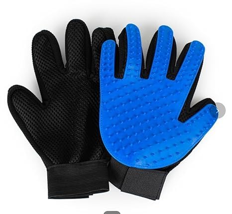 180 Nail Pet Cleaning Supplies Hair Removal Brush Rolled Cat Gloves True Bath Massage Comb Pet Gloves (1 Pair) (pink)