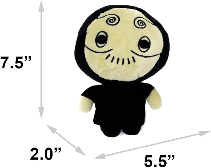 Buckle-Down The Wizarding World of Harry Potter Squeaky Plush Dog Toy for Large, Medium & Small Dogs, Chibi Death Eater Full Body Pose, 2" x 5.5"