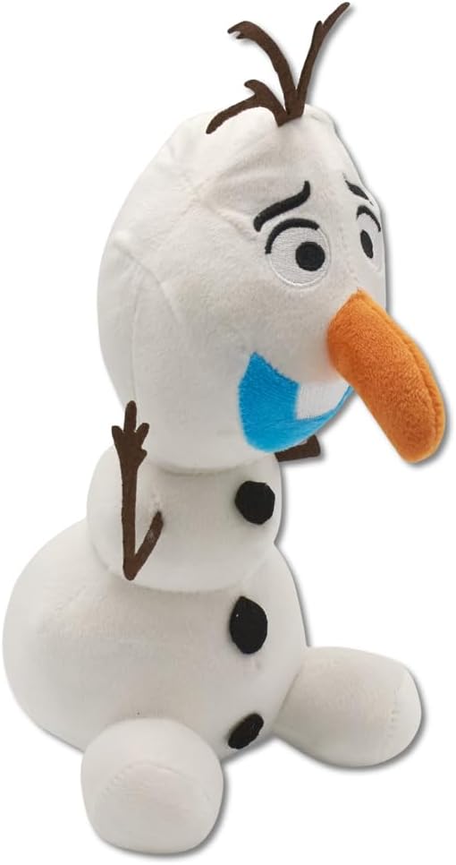 Buckle-Down Disney Dog Toy Frozen Olaf Surprised Sitting Pose Pet Toy Plush