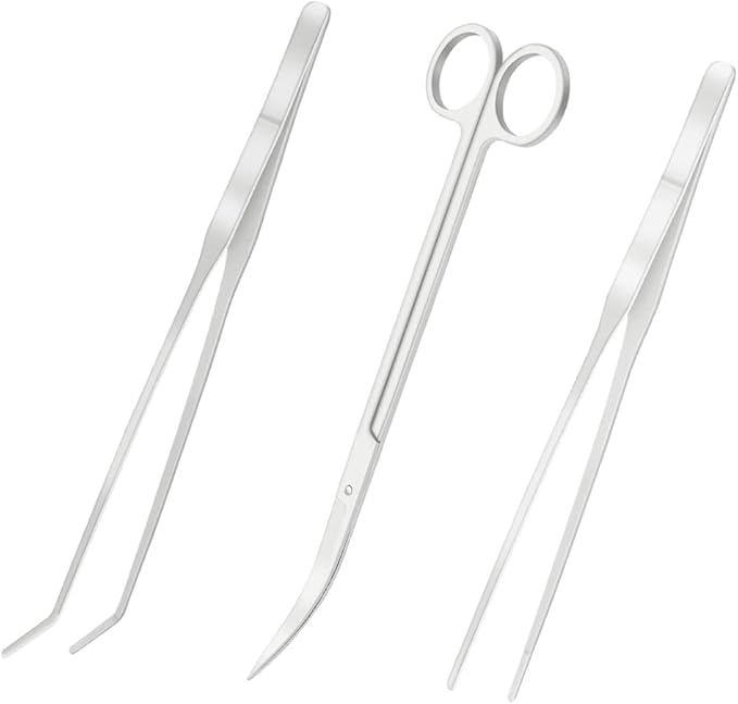 Stainless Steel Aquarium Tank Aquatic Plant Tools Sets (3 in 1)