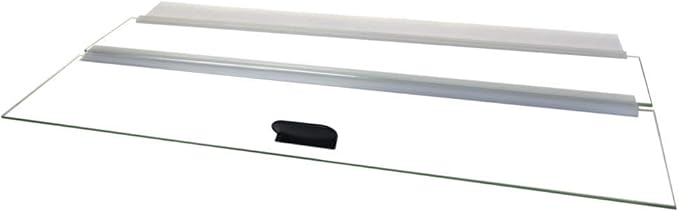 H2Pro 20" Glass Canopy for 10 Gallon Aquarium Fish Tank (19.33 x 9.65 x 0.16in)