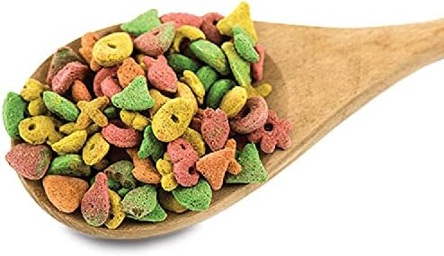 Pretty Bird African Bird Food, Nutritionally Complete Formula, Balanced Protein and Fat Levels, Colorful and Appealing Shapes, Made in USA, for African Parrots and Conures, 8 lbs