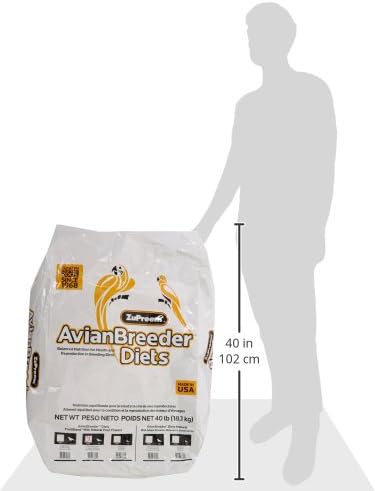 Zupreem 230153 Avian Breeder Fruitblend For Birds, 40-Pound