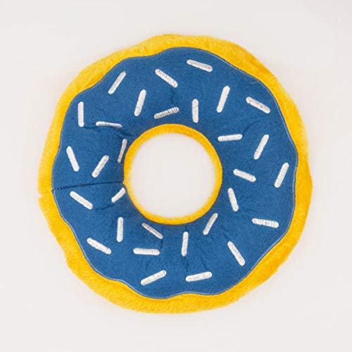 ZippyPaws - Jumbo Donutz, Stuffed Squeaky Plush Dog Toy - Hanukkah, Jumbo Size