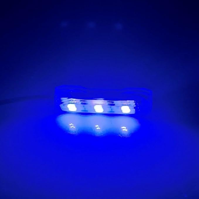Blue Light Small Aquarium Led Light, Multicolor Led Fish Tank for Freshwater Plants Aquarium Accessories,Fish and Aquatic Pets,Small Aquarium Light Tank Lamp for or Office Desk Tank