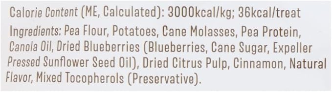 Whole Paws, Grain-Free Dog Biscuit Treats, Blueberry & Cinnamon Flavor, 16 Ounce