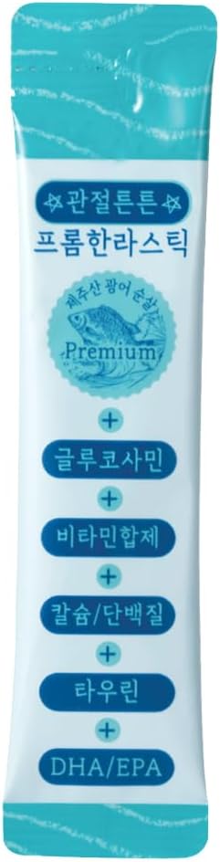 Generic FROMHALLA Stick Jeju, Puree Sticks for Dogs & Cats, Pet Treats, Grain-Free, 9g x 10 Sticks (9g x 10 Sticks, Jeju Flatfish Fillet)